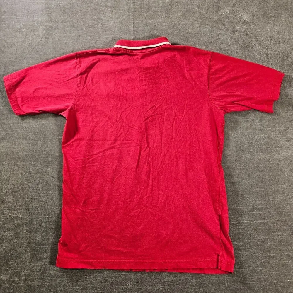 St. Louis Cardinals Adidas Polo Shirt Mens M Red Short Sleeve Climalite Golf Y2K